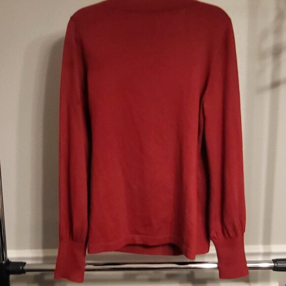 Elliott Lauren Sweater Deep V-Neck Silk Cashmere Blend Quiet Luxury - Picture 3 of 16